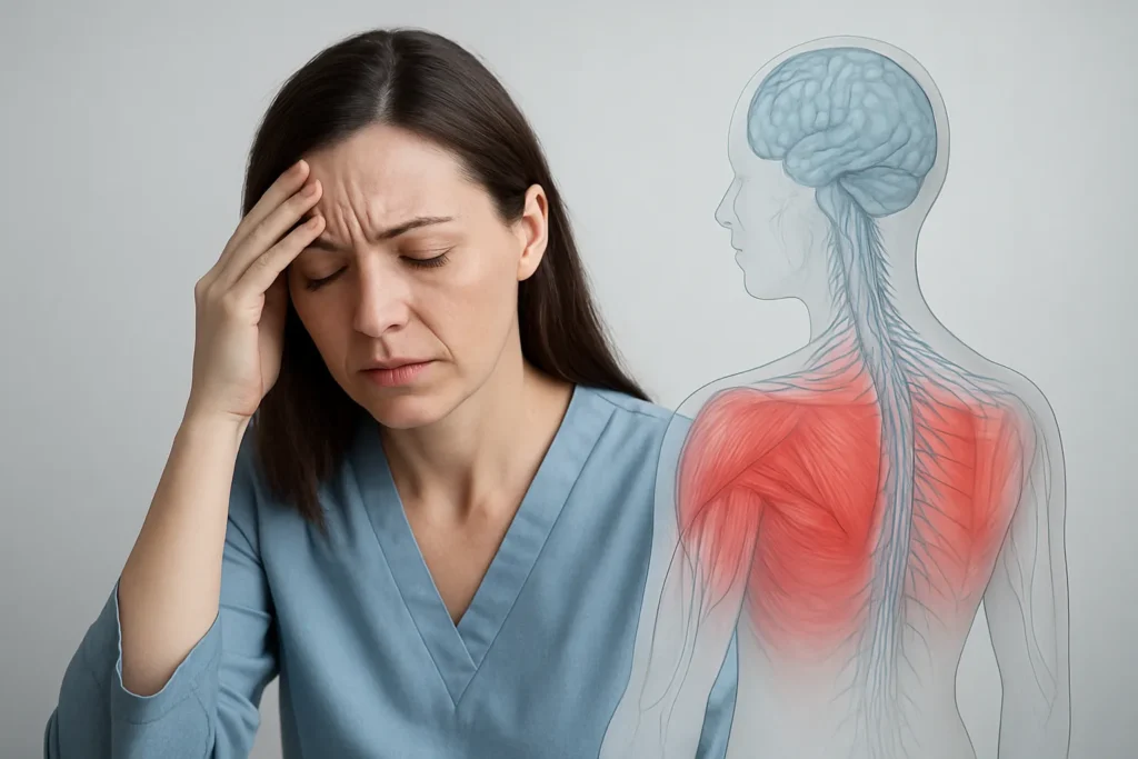 Estrés sistema nervioso y rigidez muscular