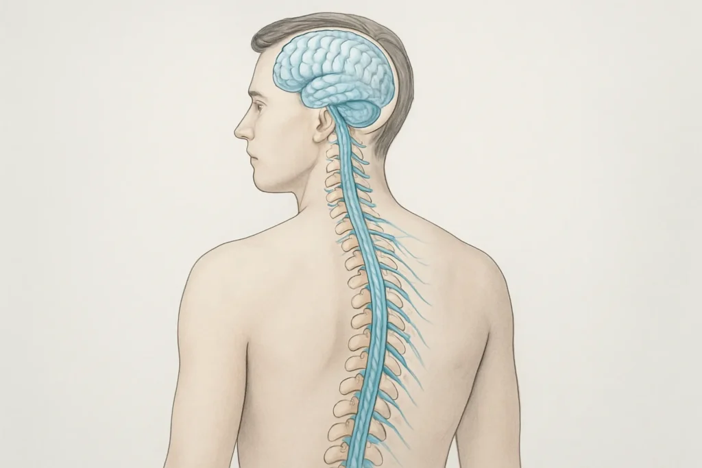 Relación entre columna vertebral y sistema nervioso central